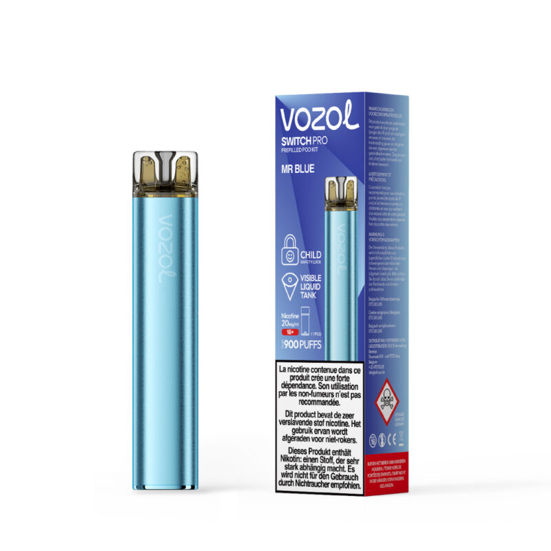 Vozol Switch Starterkit MrBlue (1 x 20 mg/ml) 5 pack