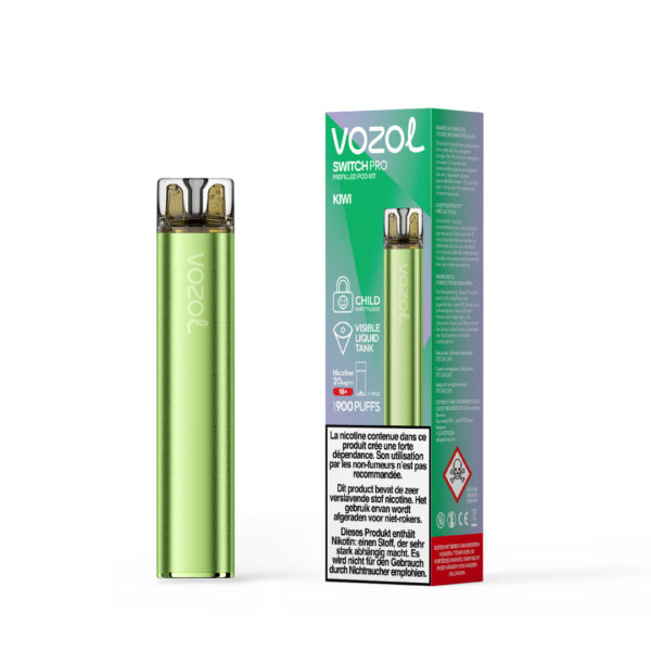 Vozol Switch Pro Starterkit Kiwi (1 x 20 mg/ml) 5 pack