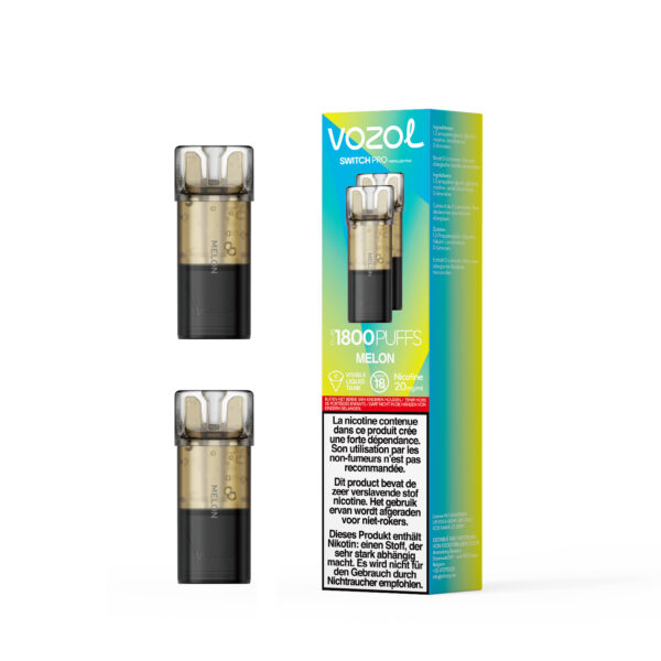 Vozol Switch Pro Prefilled Pod Melon (Triple Melon) (2 x 20 mg/ml) 5 pack