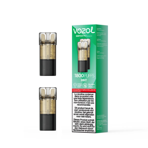 Vozol Switch Pro Prefilled Pod Mint (Menthol Mojito) (2 x 20 mg/ml) 5 pack